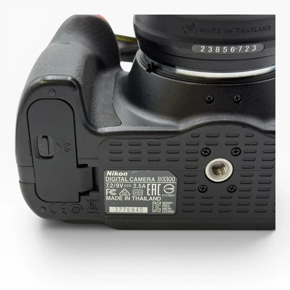 Nikon Nikkor D3300 24.2MP DSLR Camera w/AF-P 18-55mm VR Lens, Memory Card